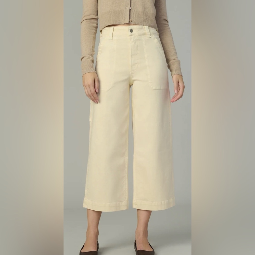 NWT Joe’s Jeans Women The Chloe High Rise Wide Leg Cropped Ankle Sz 26 MSRP $198